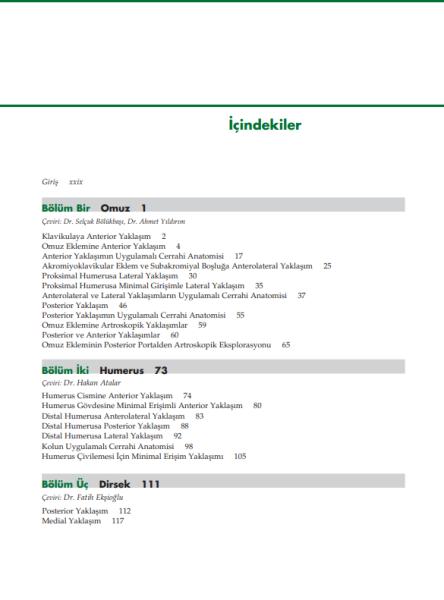 Surgical Exposures in Orthopaedics The Anatomic Approach, Türkçe