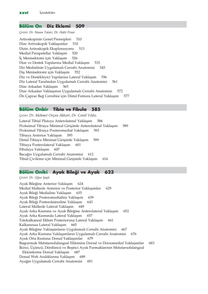 Surgical Exposures in Orthopaedics The Anatomic Approach, Türkçe