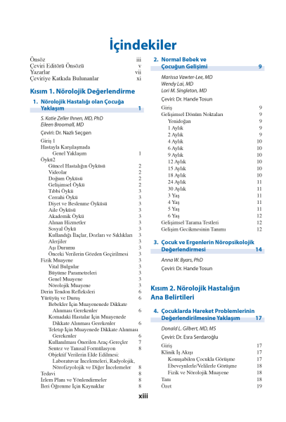Current Tanı Ve Tedavi Pediatrik Nöroloji