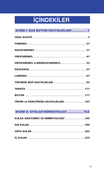 Kulak Burun Boğaz Hastalıkları Akıl Notları Güncel 2. Baskı