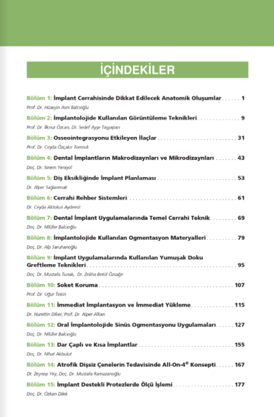 İmplantoloji Akıl Notları